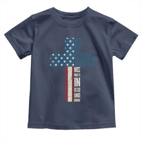 267th Pope Leo XIV Toddler T Shirt Nos Multi In Illo Uno Unum American Cross