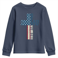 267th Pope Leo XIV Youth Sweatshirt Nos Multi In Illo Uno Unum American Cross
