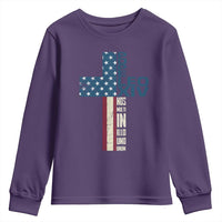 267th Pope Leo XIV Youth Sweatshirt Nos Multi In Illo Uno Unum American Cross