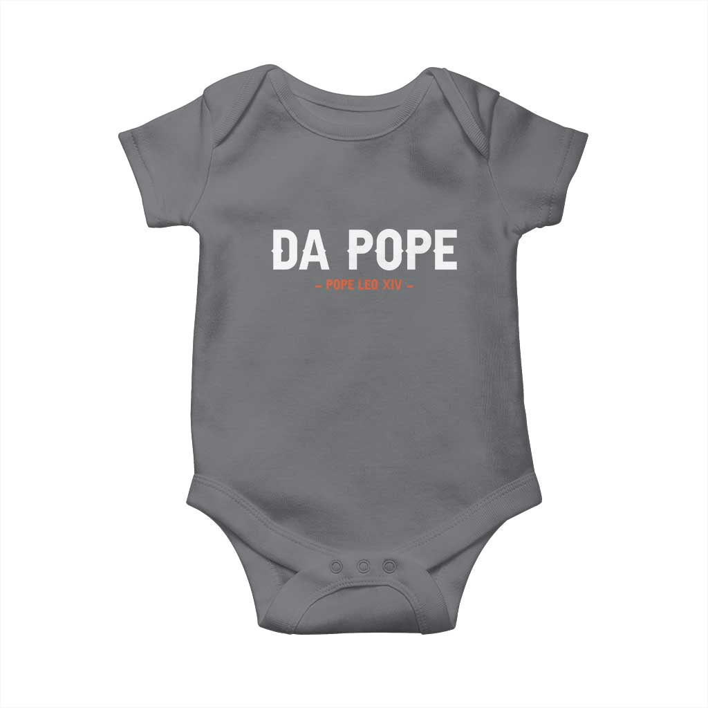Da Pope Leo XIV Baby Onesie 267th Pope Catholic Chicago Pride