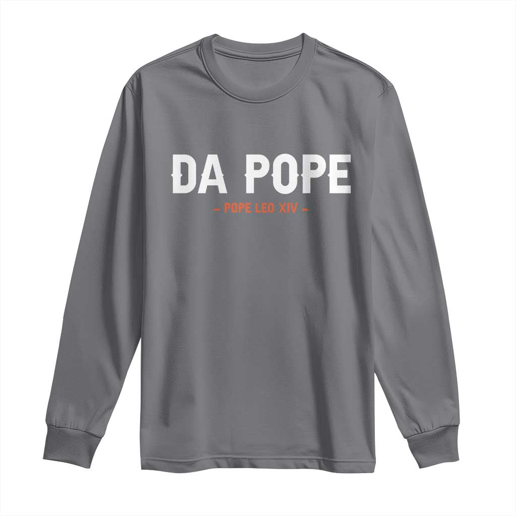 Da Pope Leo XIV Long Sleeve Shirt 267th Pope Catholic Chicago Pride