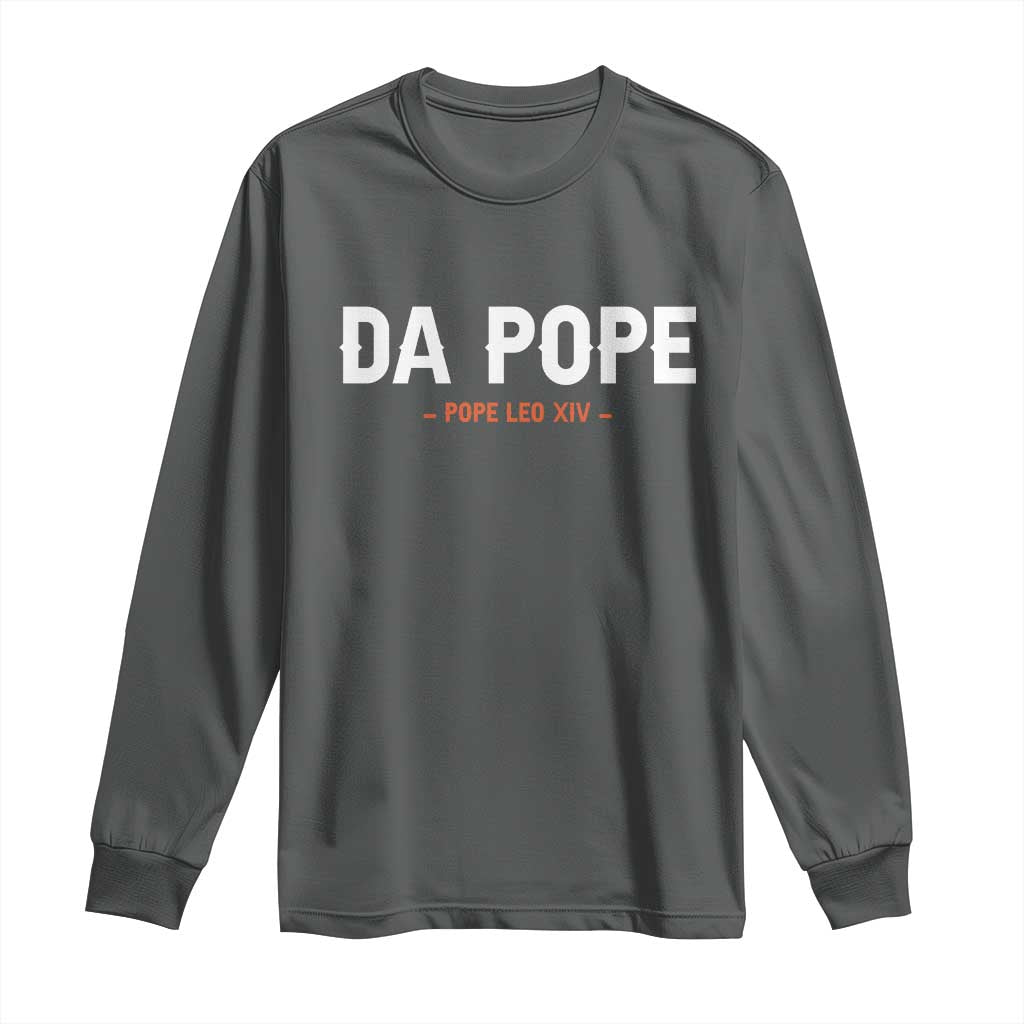 Da Pope Leo XIV Long Sleeve Shirt 267th Pope Catholic Chicago Pride