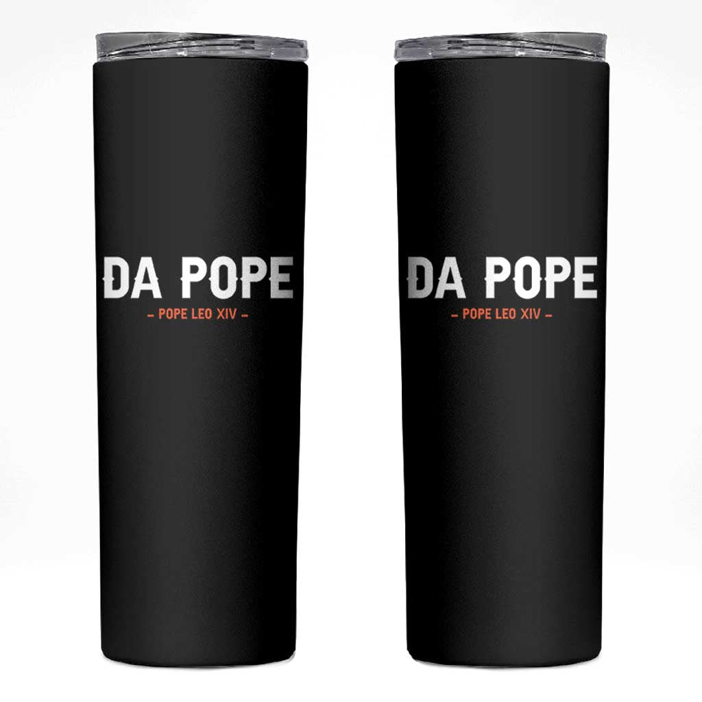 Da Pope Leo XIV Skinny Tumbler 267th Pope Catholic Chicago Pride