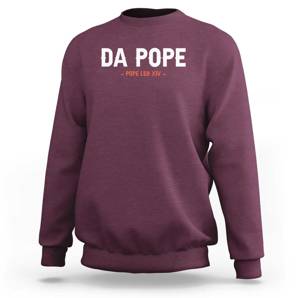 Da Pope Leo XIV Sweatshirt 267th Pope Catholic Chicago Pride