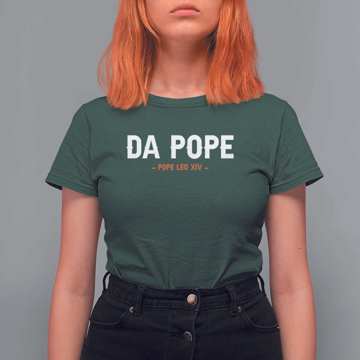 Da Pope Leo XIV T Shirt For Women 267th Pope Catholic Chicago Pride