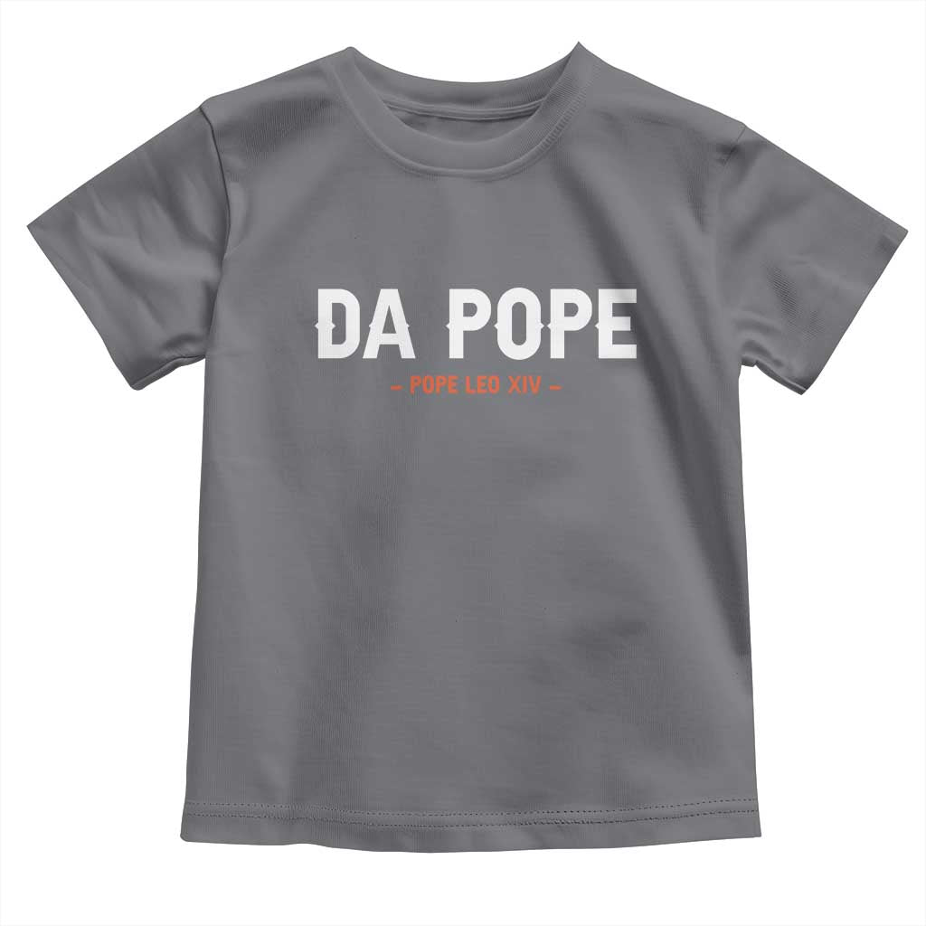Da Pope Leo XIV Toddler T Shirt 267th Pope Catholic Chicago Pride