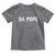 Da Pope Leo XIV Toddler T Shirt 267th Pope Catholic Chicago Pride