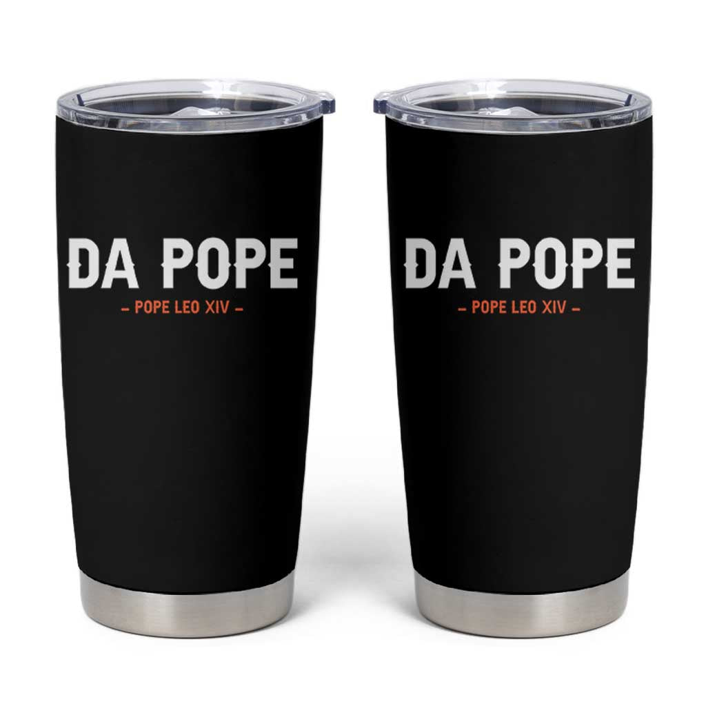 Da Pope Leo XIV Tumbler Cup 267th Pope Catholic Chicago Pride