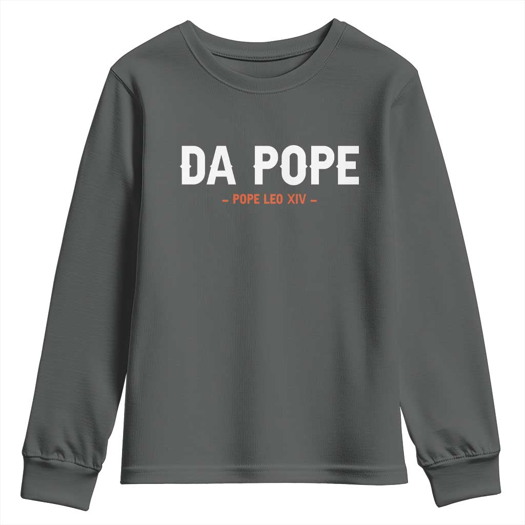 Da Pope Leo XIV Youth Sweatshirt 267th Pope Catholic Chicago Pride