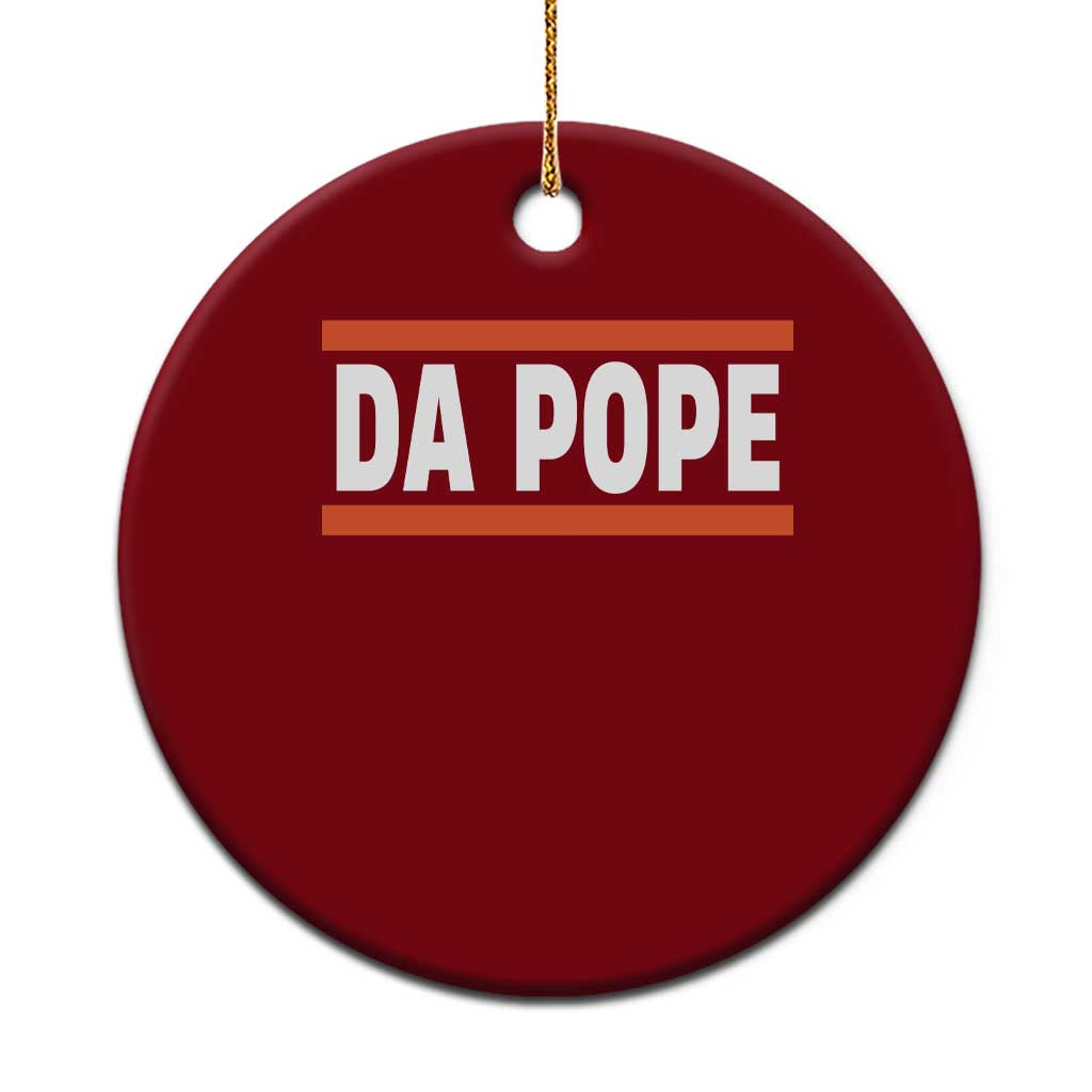Da Pope Leo XIV Ceramic Ornament Cardinal Robert Francis Prevost 267th Pope - Wonder Print Shop