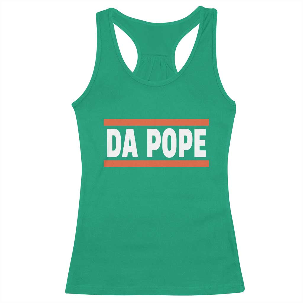 Da Pope Leo XIV Racerback Tank Top Cardinal Robert Francis Prevost 267th Pope