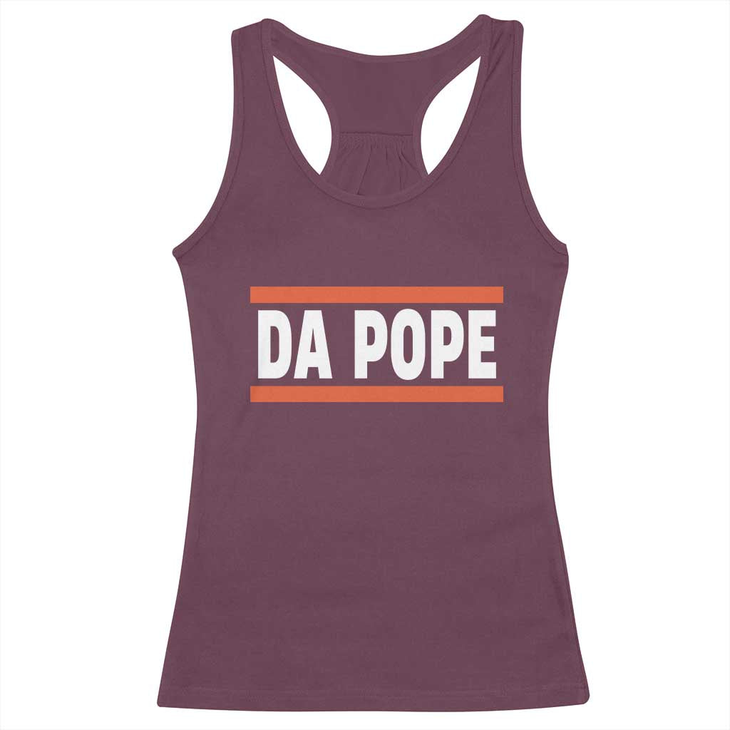 Da Pope Leo XIV Racerback Tank Top Cardinal Robert Francis Prevost 267th Pope
