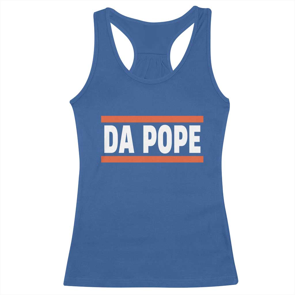 Da Pope Leo XIV Racerback Tank Top Cardinal Robert Francis Prevost 267th Pope