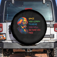 Frederick Douglass Inspirational Spare Tire Cover Learn to Read Be Forever Free Black Leader - Wonder Print Shop