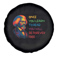 Frederick Douglass Inspirational Spare Tire Cover Learn to Read Be Forever Free Black Leader - Wonder Print Shop