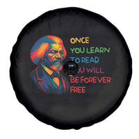 Frederick Douglass Inspirational Spare Tire Cover Learn to Read Be Forever Free Black Leader - Wonder Print Shop