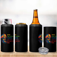 Frederick Douglass Inspirational 4 in 1 Can Cooler Tumbler Learn to Read Be Forever Free Black Leader - Wonder Print Shop