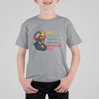 Frederick Douglass Inspirational T Shirt For Kid Learn to Read Be Forever Free Black Leader - Wonder Print Shop