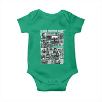 Black Panther Party Collage Baby Onesie Revolutionary Tribute to Huey P. Newton Movement Legacy - Wonder Print Shop