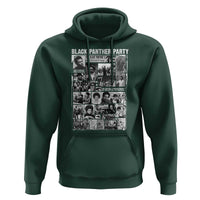 Black Panther Party Collage Hoodie Revolutionary Tribute to Huey P. Newton Movement Legacy - Wonder Print Shop