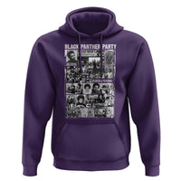 Black Panther Party Collage Hoodie Revolutionary Tribute to Huey P. Newton Movement Legacy - Wonder Print Shop