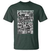 Black Panther Party Collage T Shirt Revolutionary Tribute to Huey P. Newton Movement Legacy - Wonder Print Shop