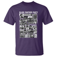 Black Panther Party Collage T Shirt Revolutionary Tribute to Huey P. Newton Movement Legacy - Wonder Print Shop