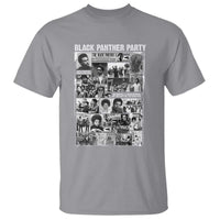 Black Panther Party Collage T Shirt Revolutionary Tribute to Huey P. Newton Movement Legacy - Wonder Print Shop
