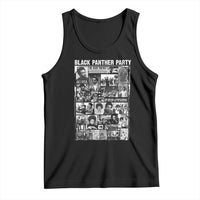 Black Panther Party Collage Tank Top Revolutionary Tribute to Huey P. Newton Movement Legacy - Wonder Print Shop