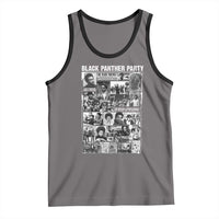 Black Panther Party Collage Tank Top Revolutionary Tribute to Huey P. Newton Movement Legacy - Wonder Print Shop