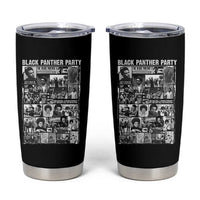 Black Panther Party Collage Tumbler Cup Revolutionary Tribute to Huey P. Newton Movement Legacy - Wonder Print Shop