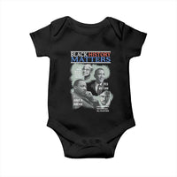 Black History Matters Baby Onesie MLK Malcolm X Obama Rosa Parks Inspirational Tribute - Wonder Print Shop