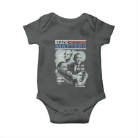 Black History Matters Baby Onesie MLK Malcolm X Obama Rosa Parks Inspirational Tribute - Wonder Print Shop