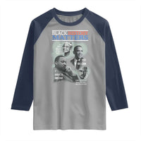 Black History Matters Raglan Shirt MLK Malcolm X Obama Rosa Parks Inspirational Tribute - Wonder Print Shop