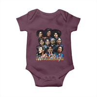 HerStory Tribute Baby Onesie Celebrating Legendary Black Women of History and Power - Wonder Print Shop