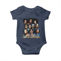 HerStory Tribute Baby Onesie Celebrating Legendary Black Women of History and Power - Wonder Print Shop