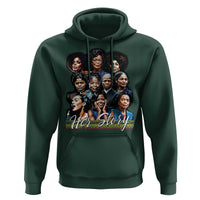 HerStory Tribute Hoodie Celebrating Legendary Black Women of History and Power - Wonder Print Shop