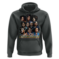 HerStory Tribute Hoodie Celebrating Legendary Black Women of History and Power - Wonder Print Shop