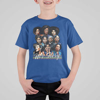 HerStory Tribute T Shirt For Kid Celebrating Legendary Black Women of History and Power - Wonder Print Shop