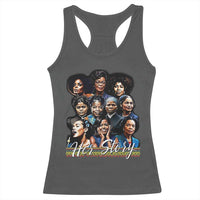 HerStory Tribute Racerback Tank Top Celebrating Legendary Black Women of History and Power - Wonder Print Shop