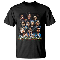 HerStory Tribute T Shirt Celebrating Legendary Black Women of History and Power - Wonder Print Shop