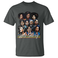 HerStory Tribute T Shirt Celebrating Legendary Black Women of History and Power - Wonder Print Shop