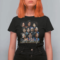 HerStory Tribute T Shirt For Women Celebrating Legendary Black Women of History and Power - Wonder Print Shop