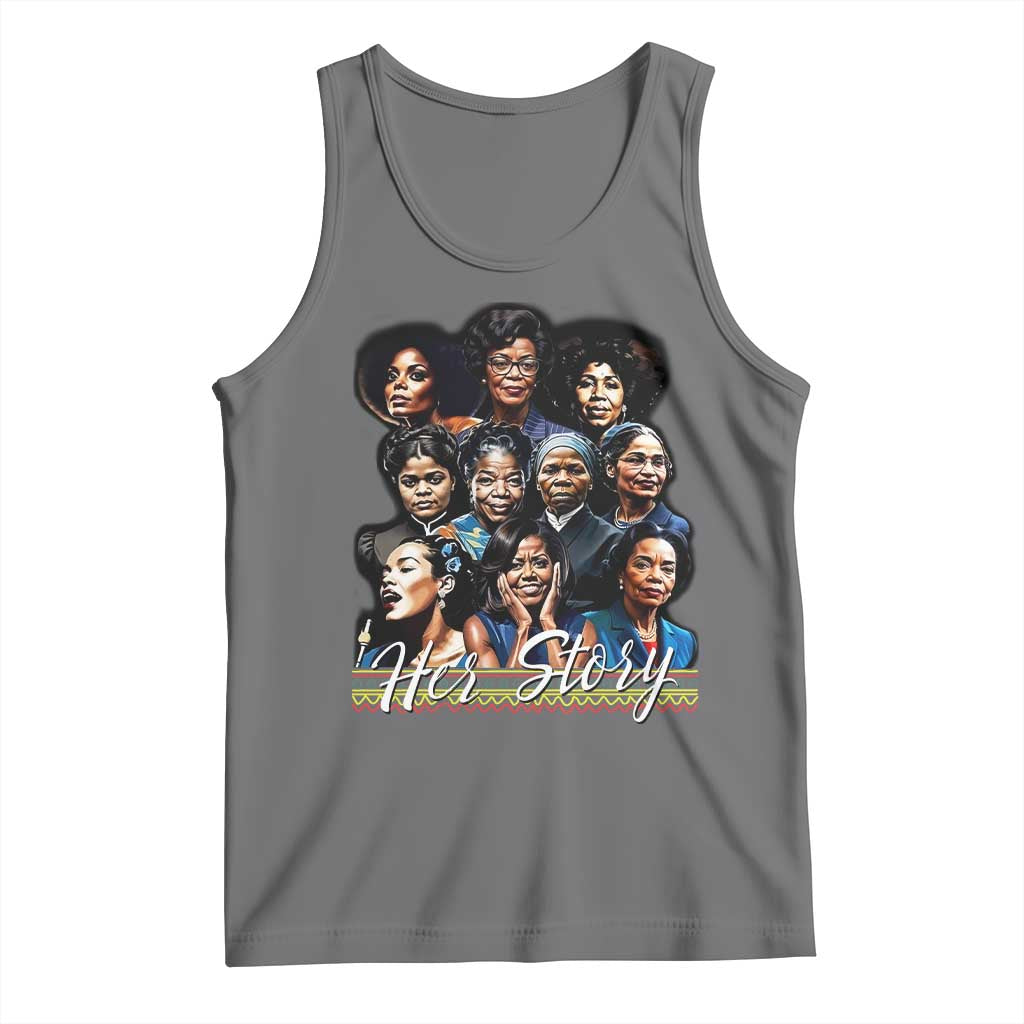 HerStory Tribute Tank Top Celebrating Legendary Black Women of History and Power - Wonder Print Shop