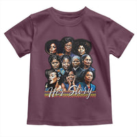 HerStory Tribute Toddler T Shirt Celebrating Legendary Black Women of History and Power - Wonder Print Shop