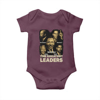 The Greatest Black Leaders Tribute Baby Onesie Civil Rights Icons Legacy