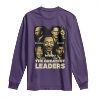 The Greatest Black Leaders Tribute Long Sleeve Shirt Civil Rights Icons Legacy