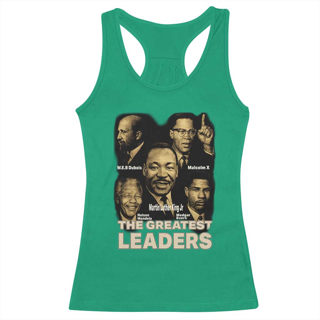 The Greatest Black Leaders Tribute Racerback Tank Top Civil Rights Icons Legacy