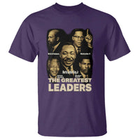 The Greatest Black Leaders Tribute T Shirt Civil Rights Icons Legacy
