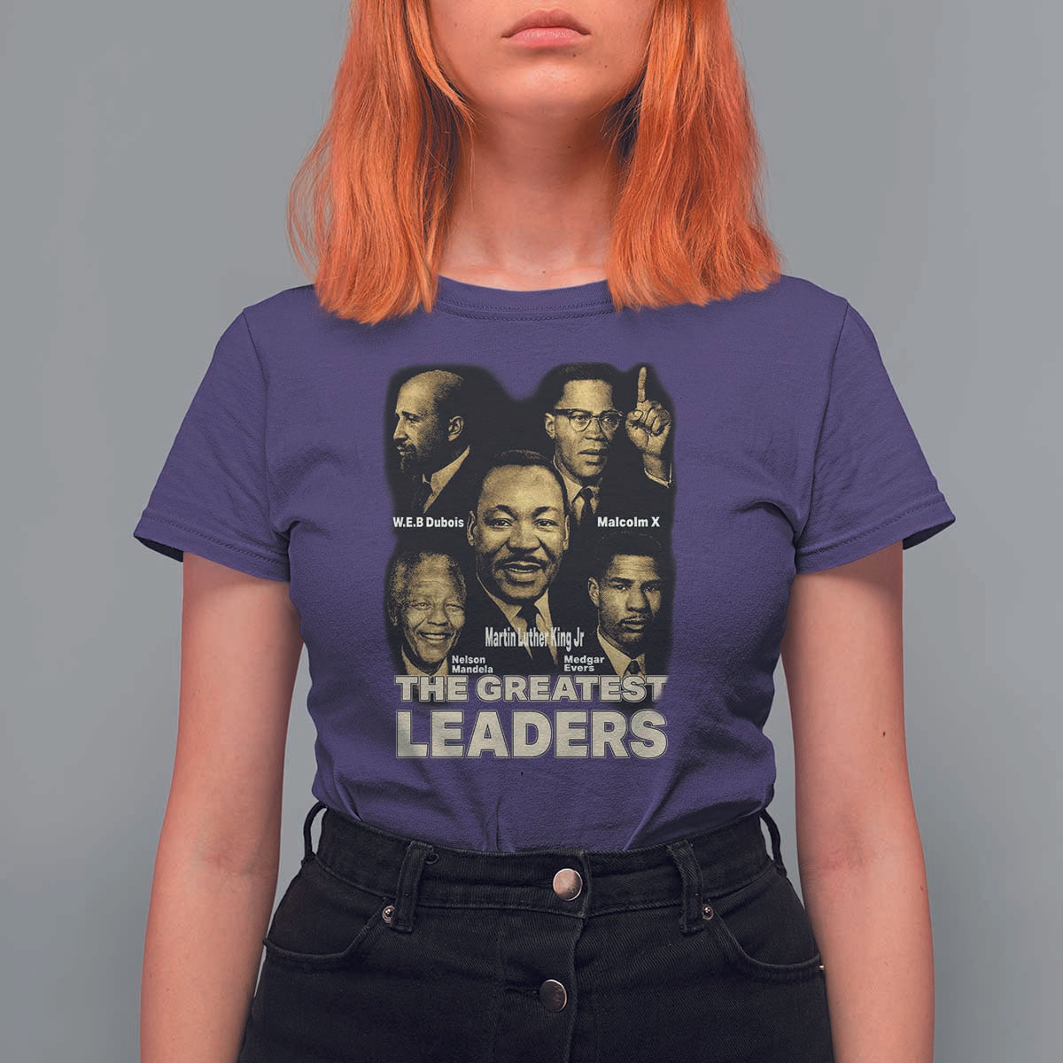 The Greatest Black Leaders Tribute T Shirt For Women Civil Rights Icons Legacy